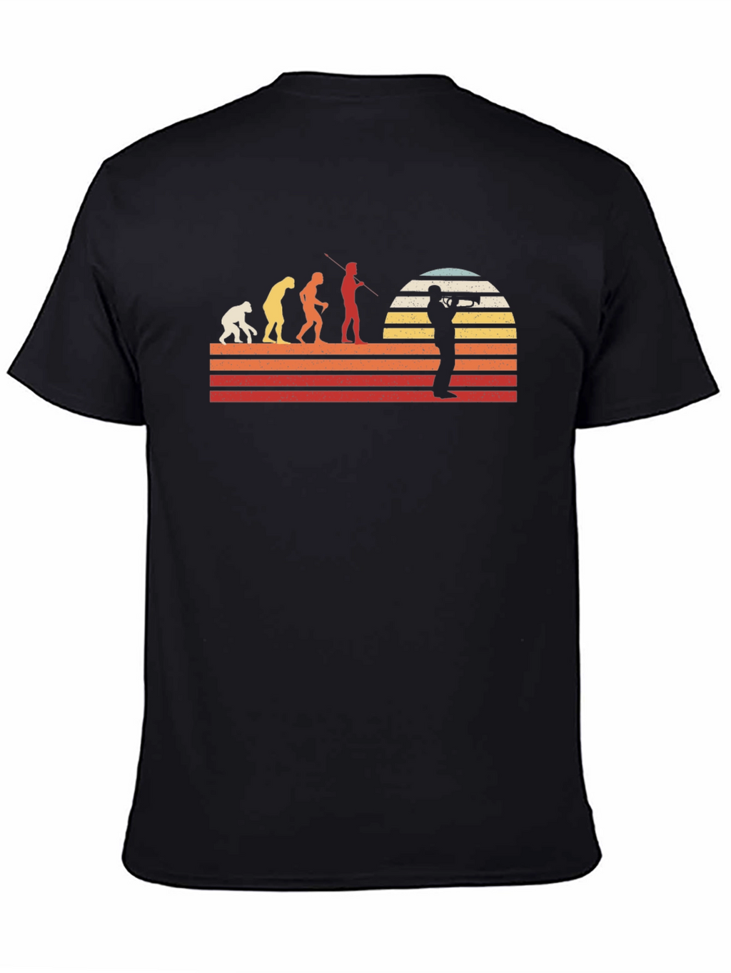 Evolution of Music Black T-Shirt