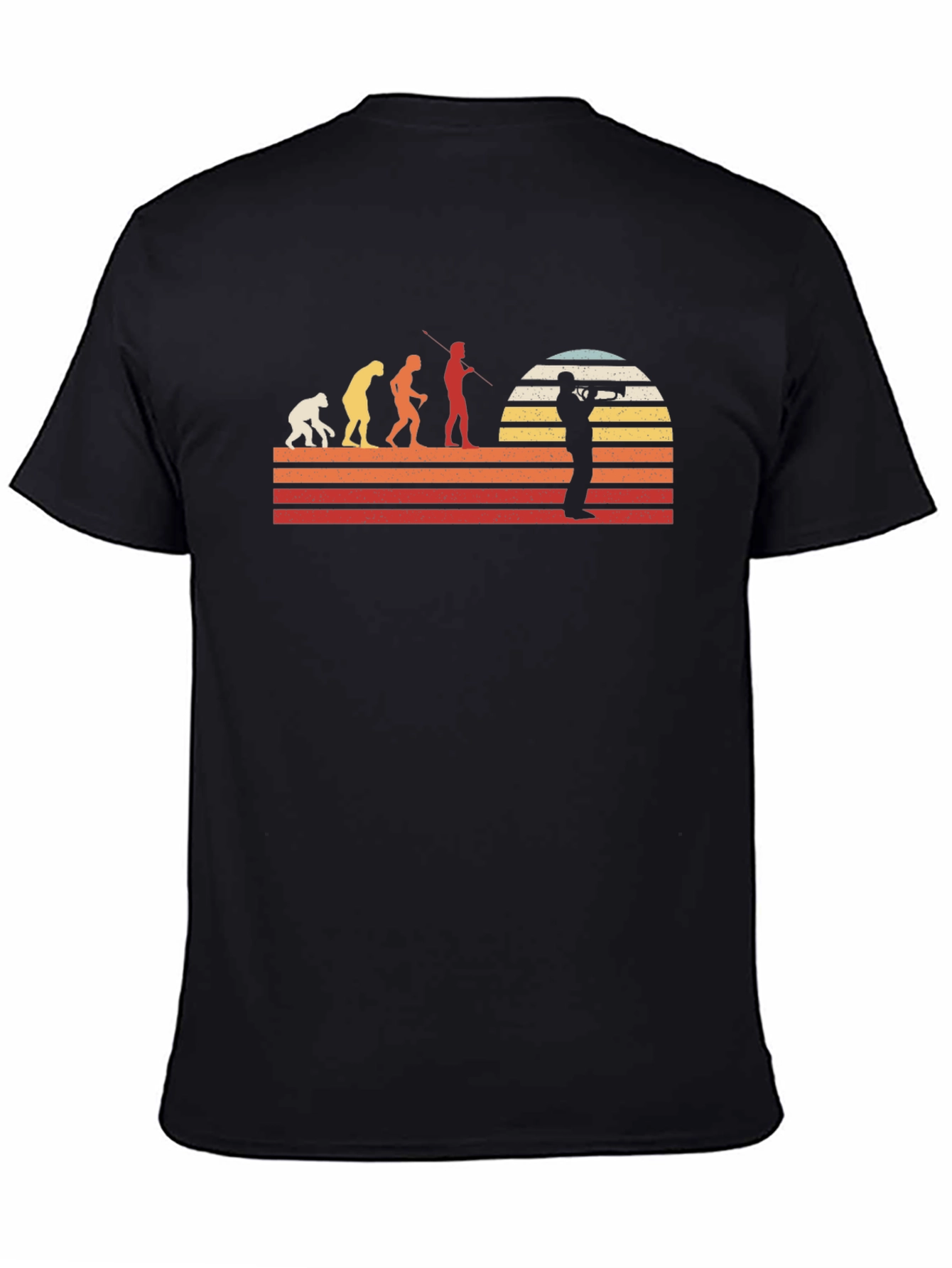 Evolution of Music Black T-Shirt