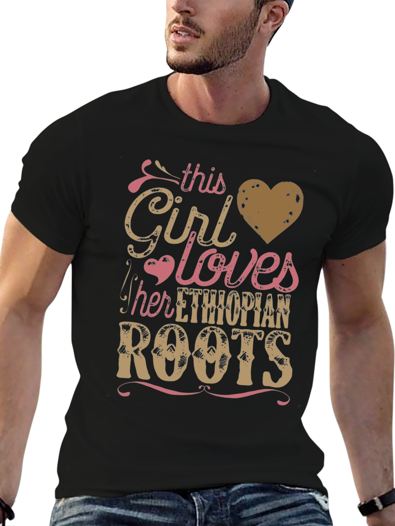 Ethiopian Roots Girls T-Shirt - Love Heritage Pride