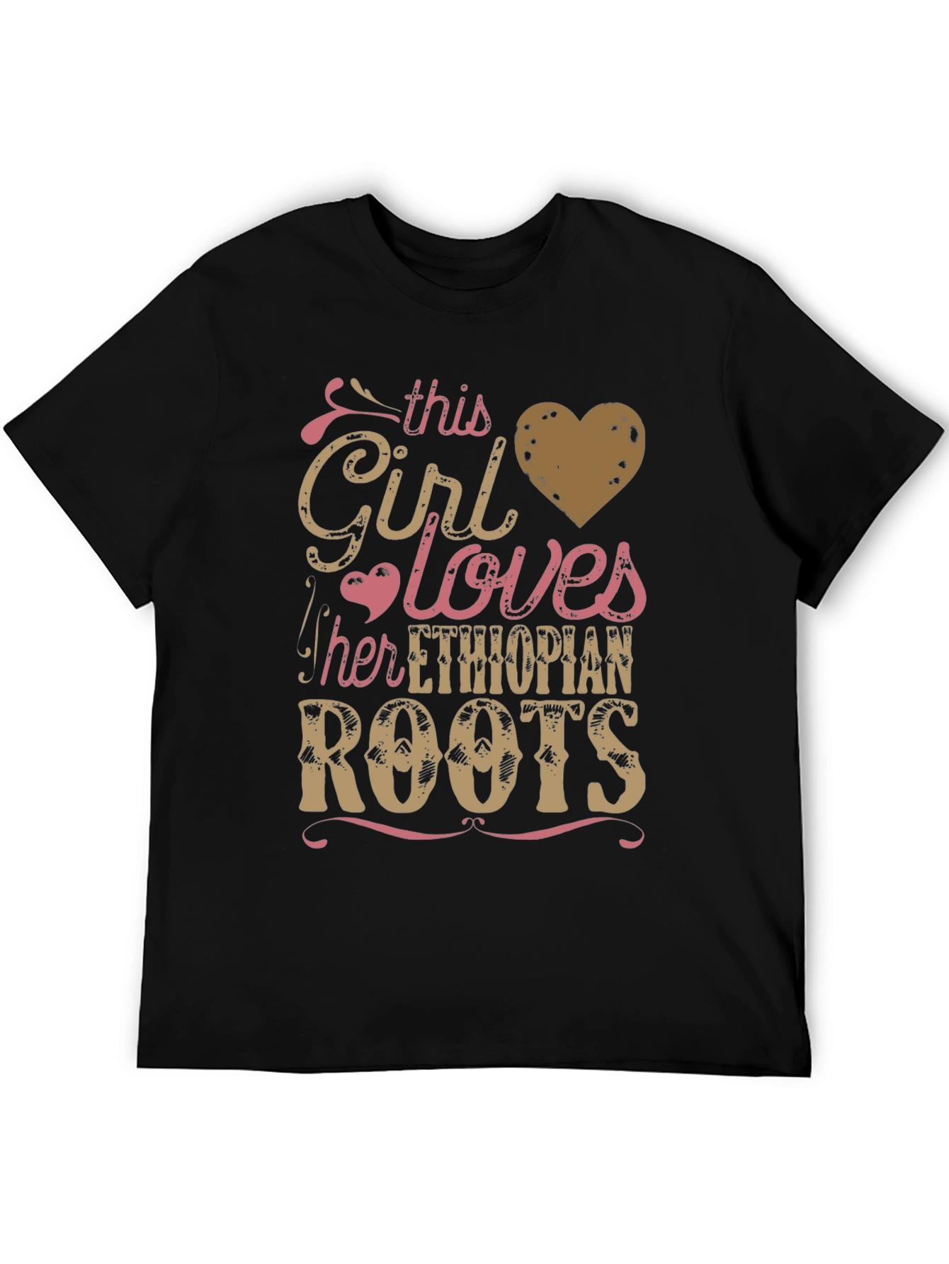 Ethiopian Roots Girls T-Shirt - Love Heritage Pride