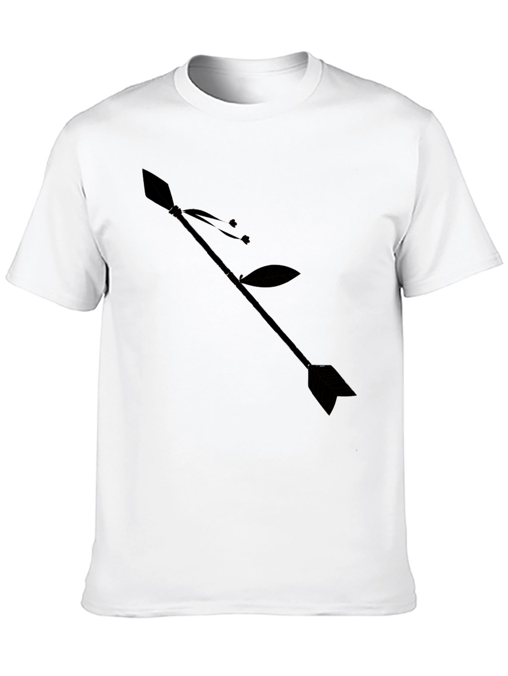 Arrow Graphic Black T-Shirt - Stylish Casual Wear