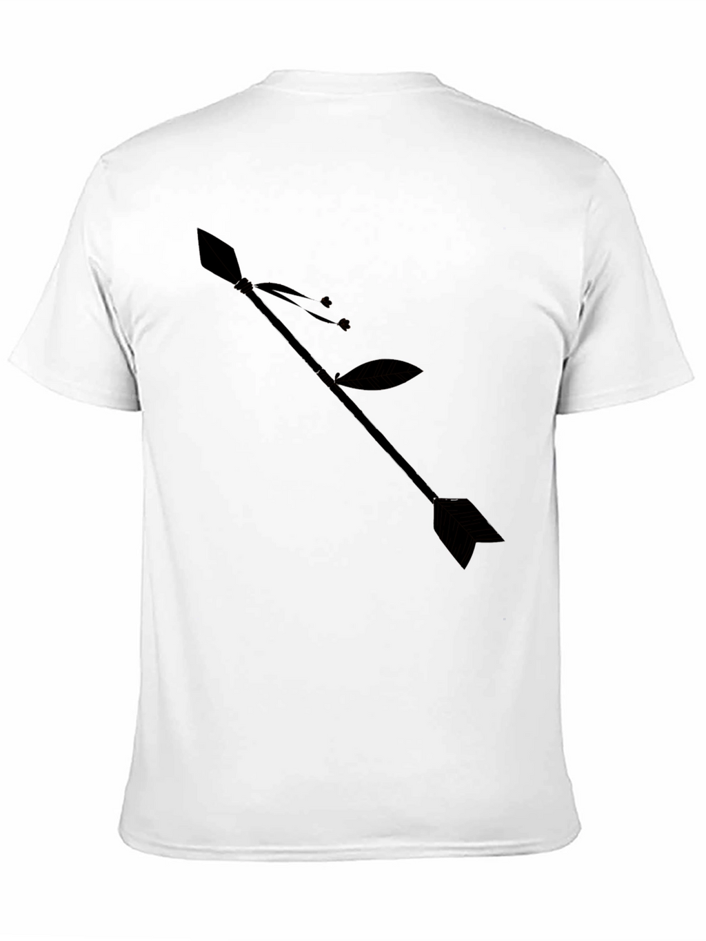 Arrow Graphic Black T-Shirt - Stylish Casual Wear