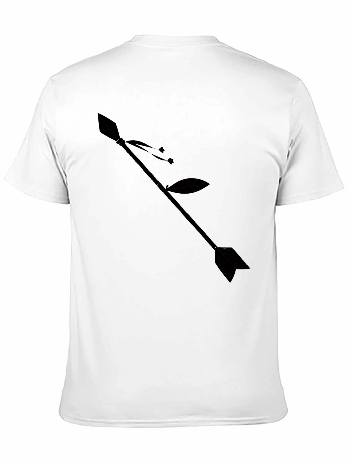 Arrow Graphic Black T-Shirt - Stylish Casual Wear