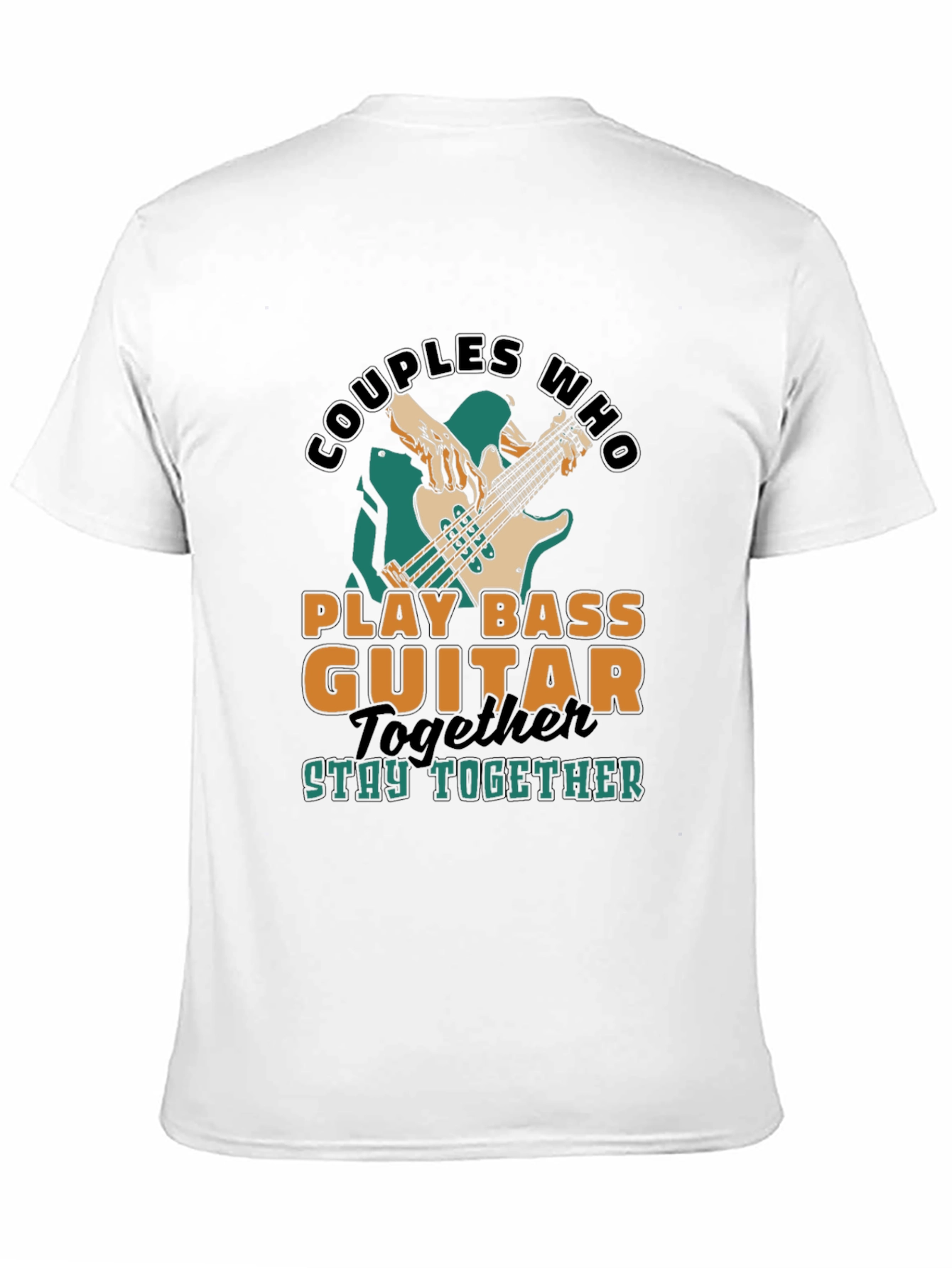 Couples Who Play Bass Guitar Together T-Shirt