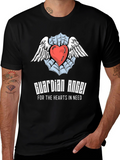 Guardian Angel Heart T-Shirt - Expressive Graphic Tee