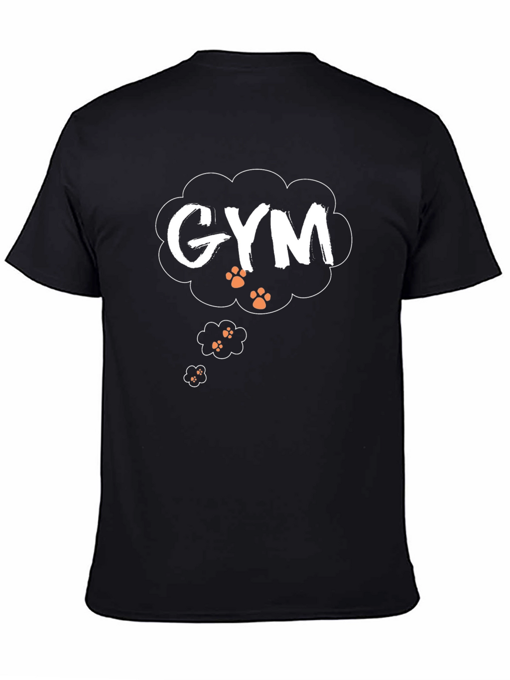 Gym Dog Paw Print T-Shirt