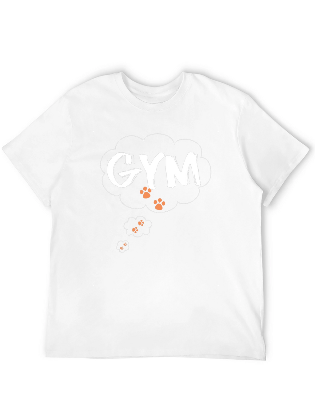 Gym Dog Paw Print T-Shirt