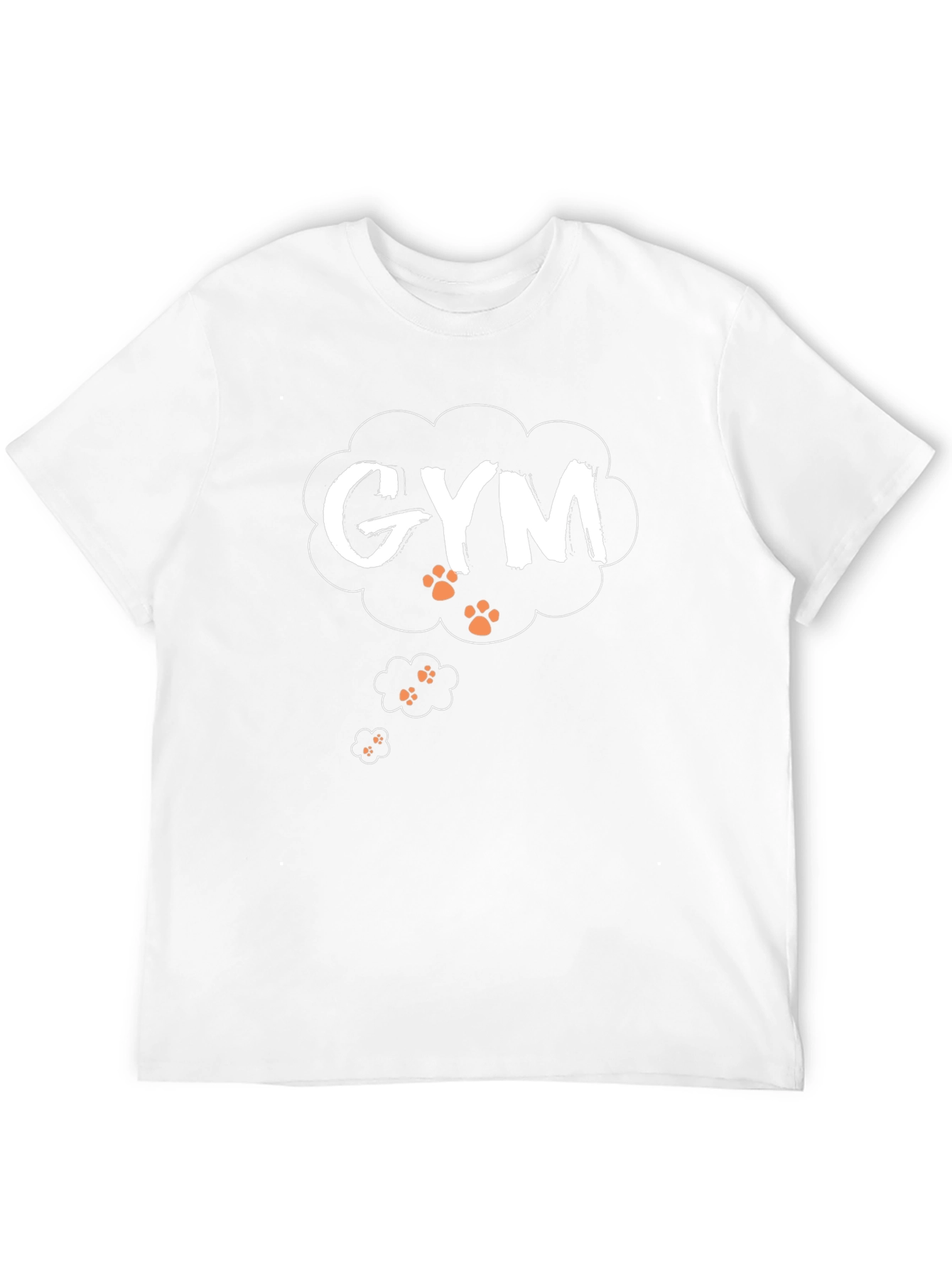 Gym Dog Paw Print T-Shirt