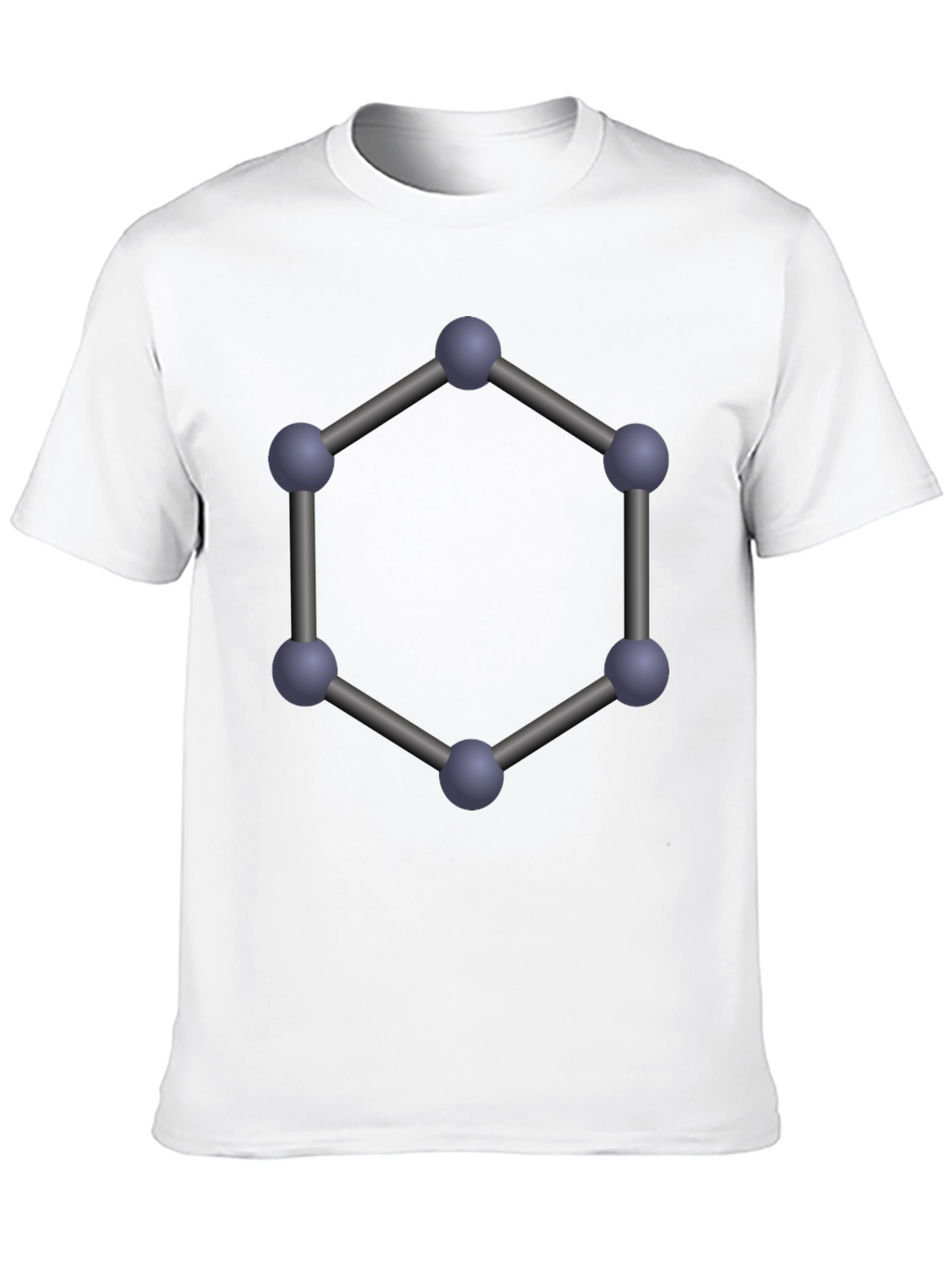 Geometric Molecule T-Shirt - Modern Science Tee
