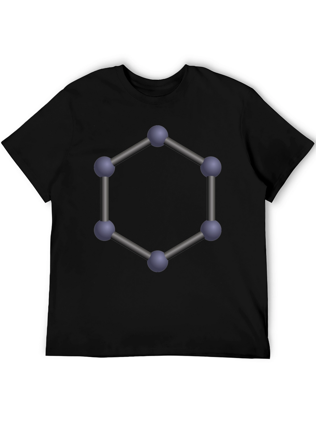 Geometric Molecule T-Shirt - Modern Science Tee