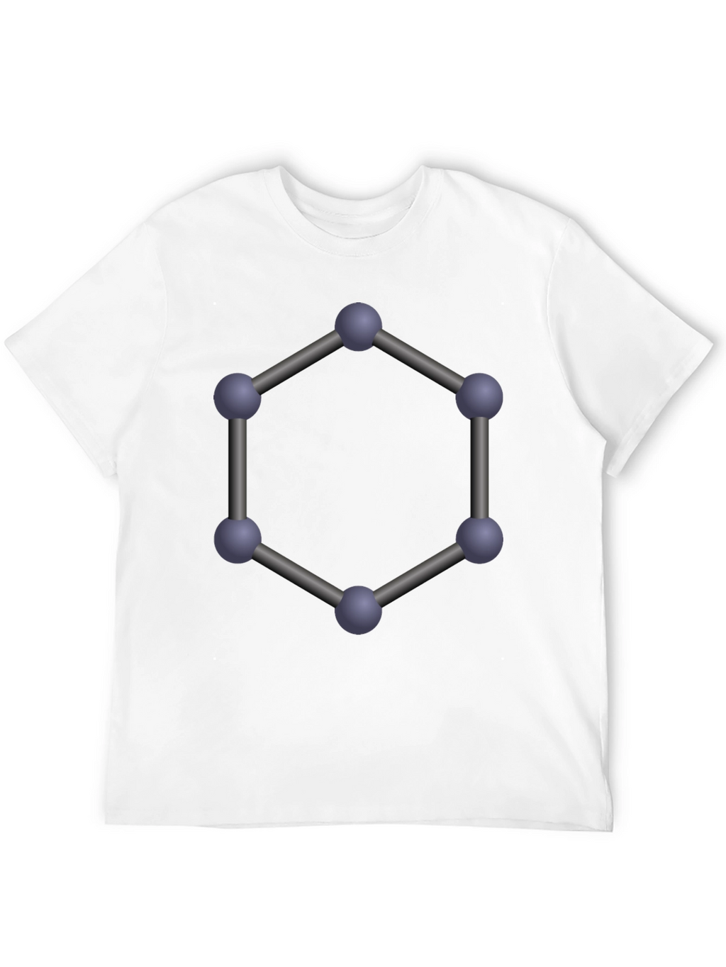 Geometric Molecule T-Shirt - Modern Science Tee