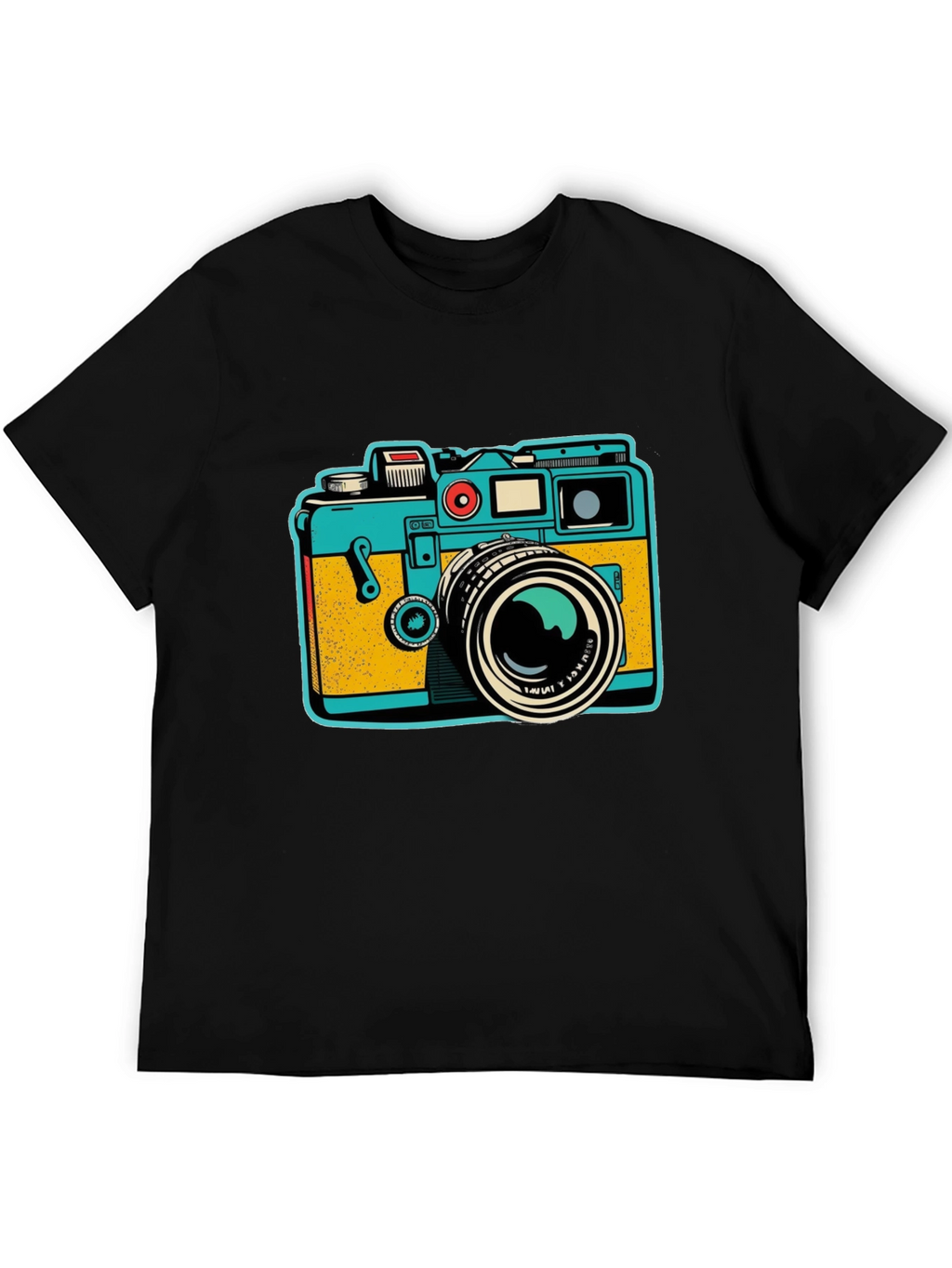 Retro Camera Graphic T-Shirt