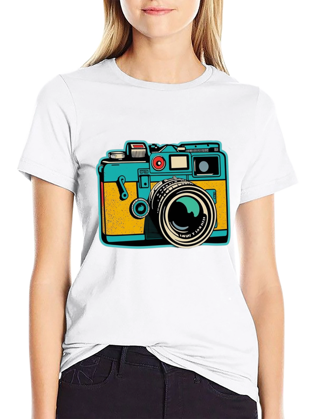 Retro Camera Graphic T-Shirt