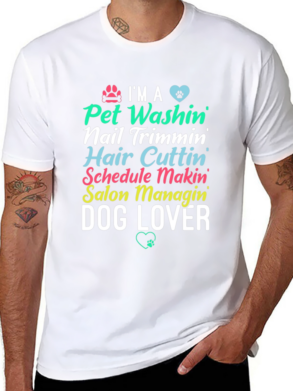 Dog Lover Pet Groomer T-Shirt