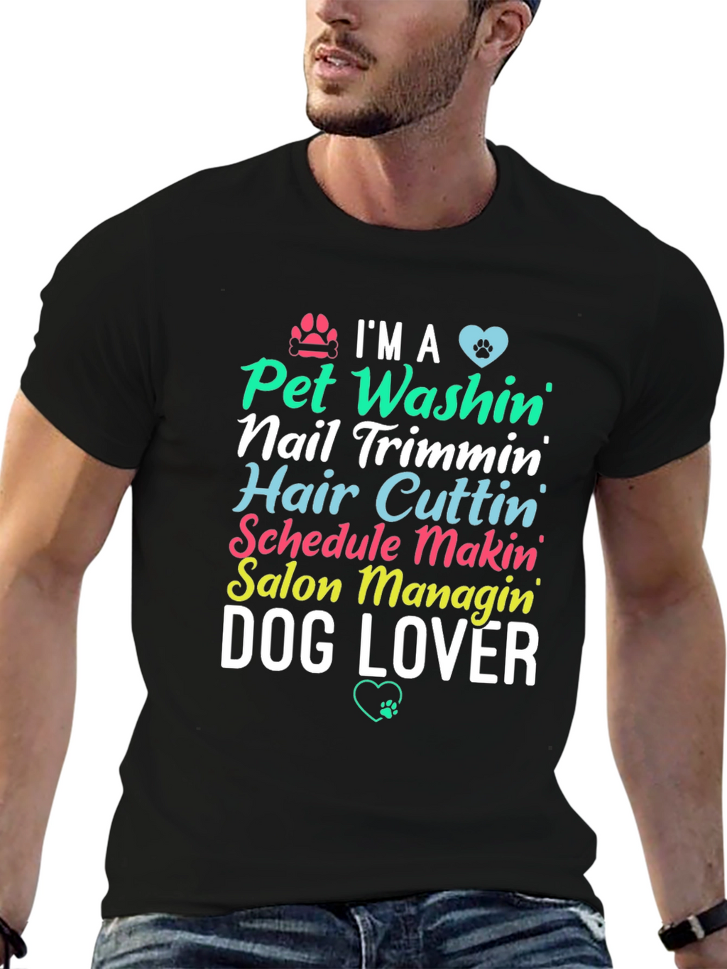 Dog Lover Pet Groomer T-Shirt
