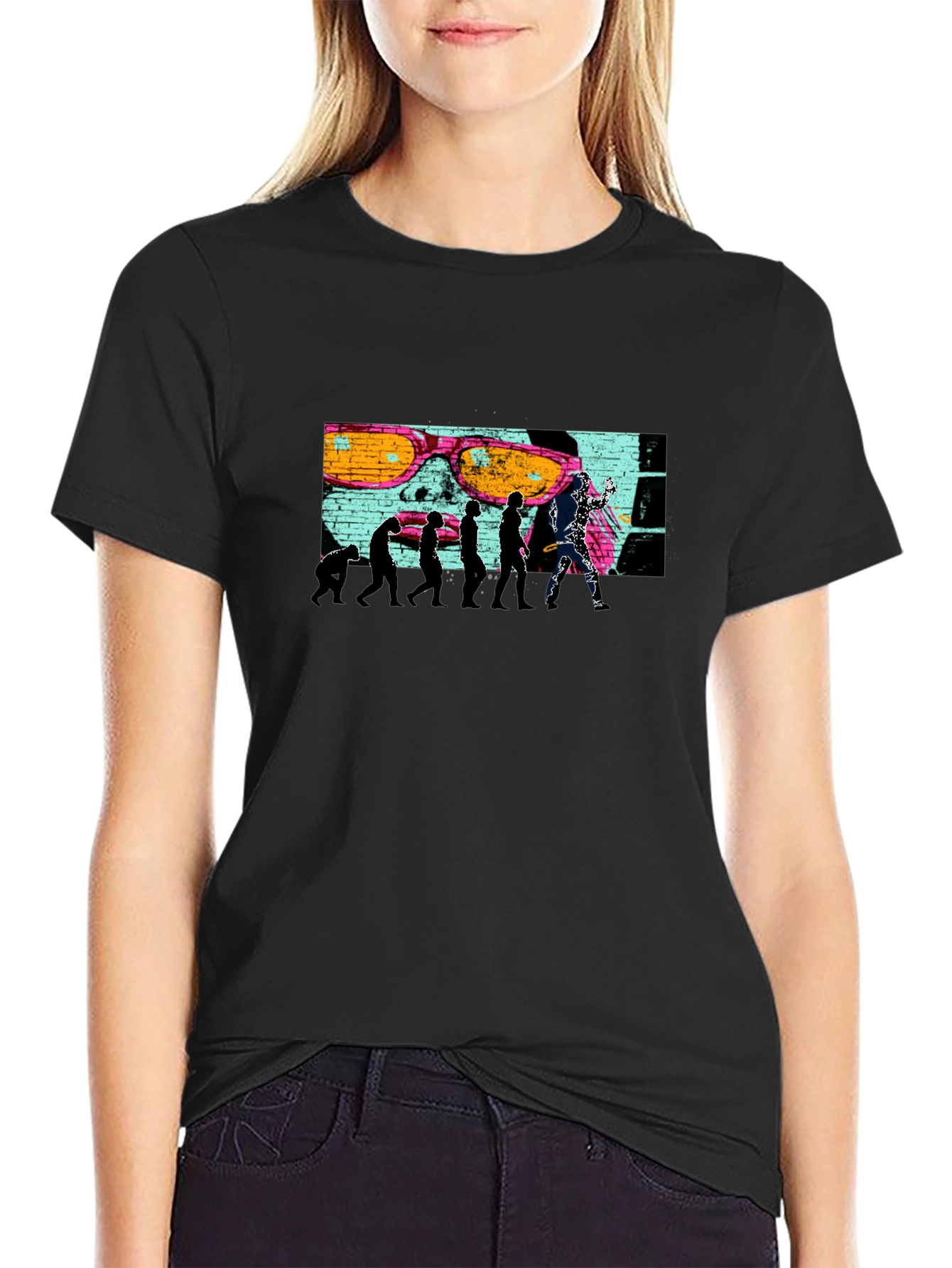 Evolution of Skateboarding Graphic Tee
