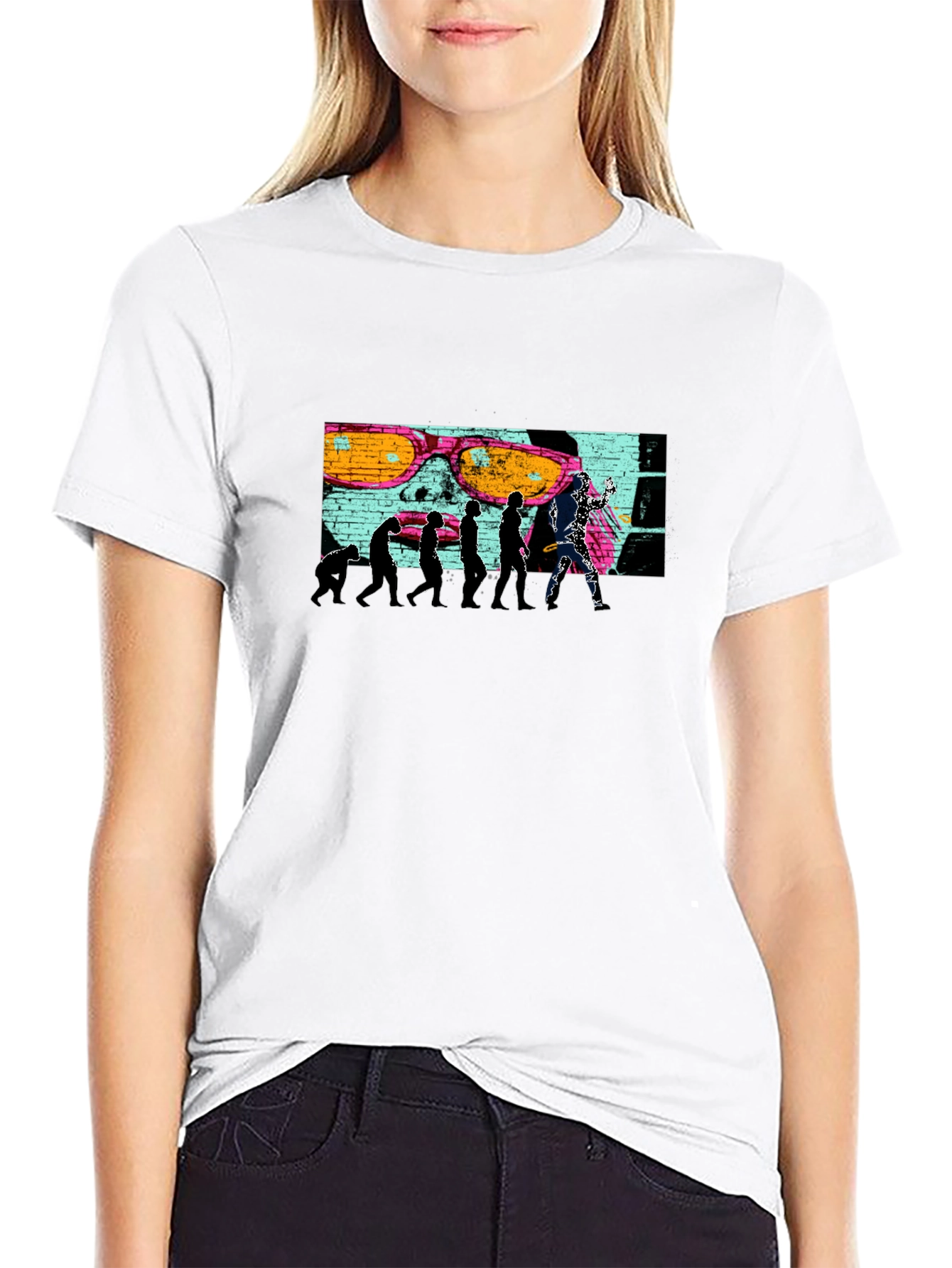 Evolution of Skateboarding Graphic Tee