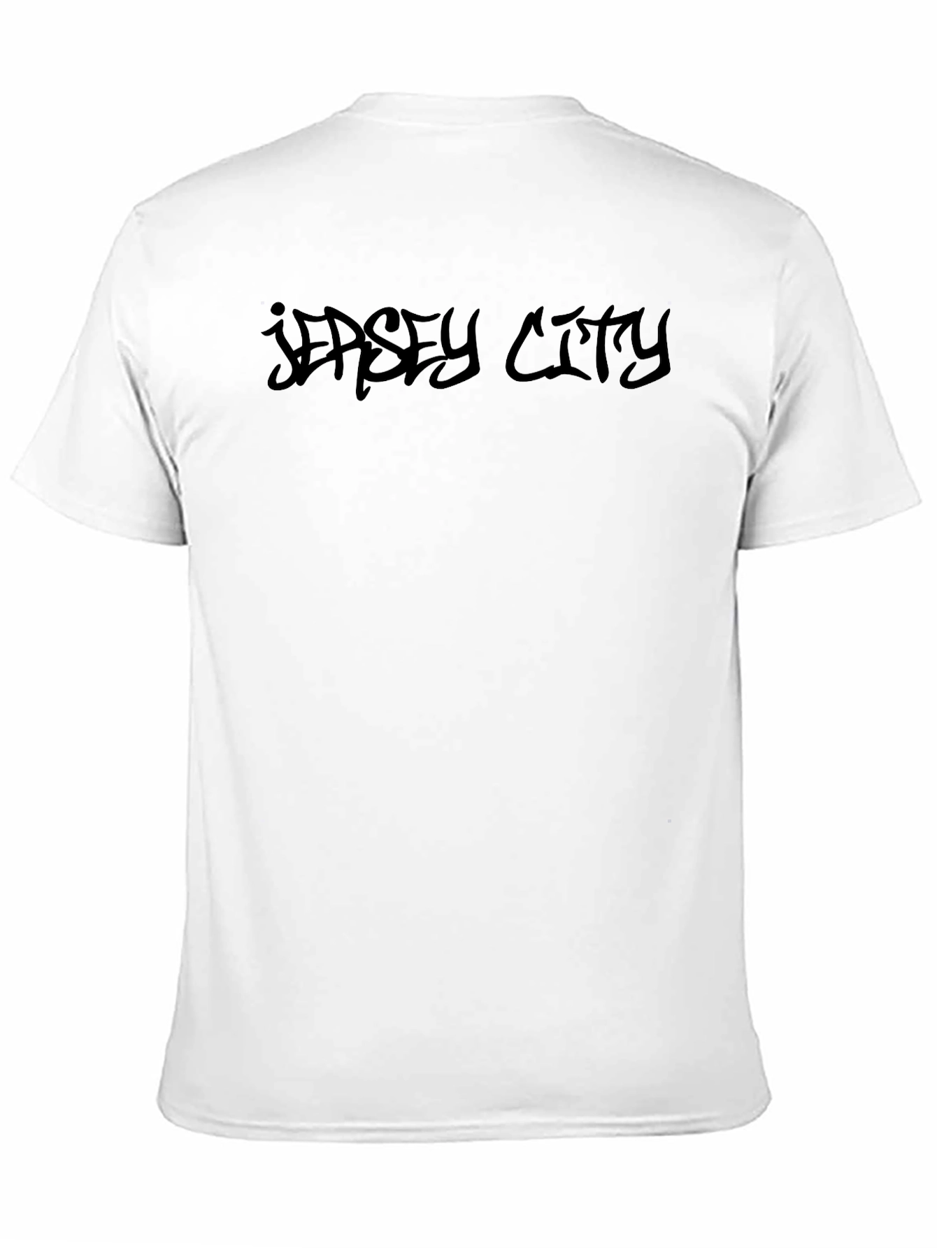 Jersey City Black Graphic Tee - Urban Style