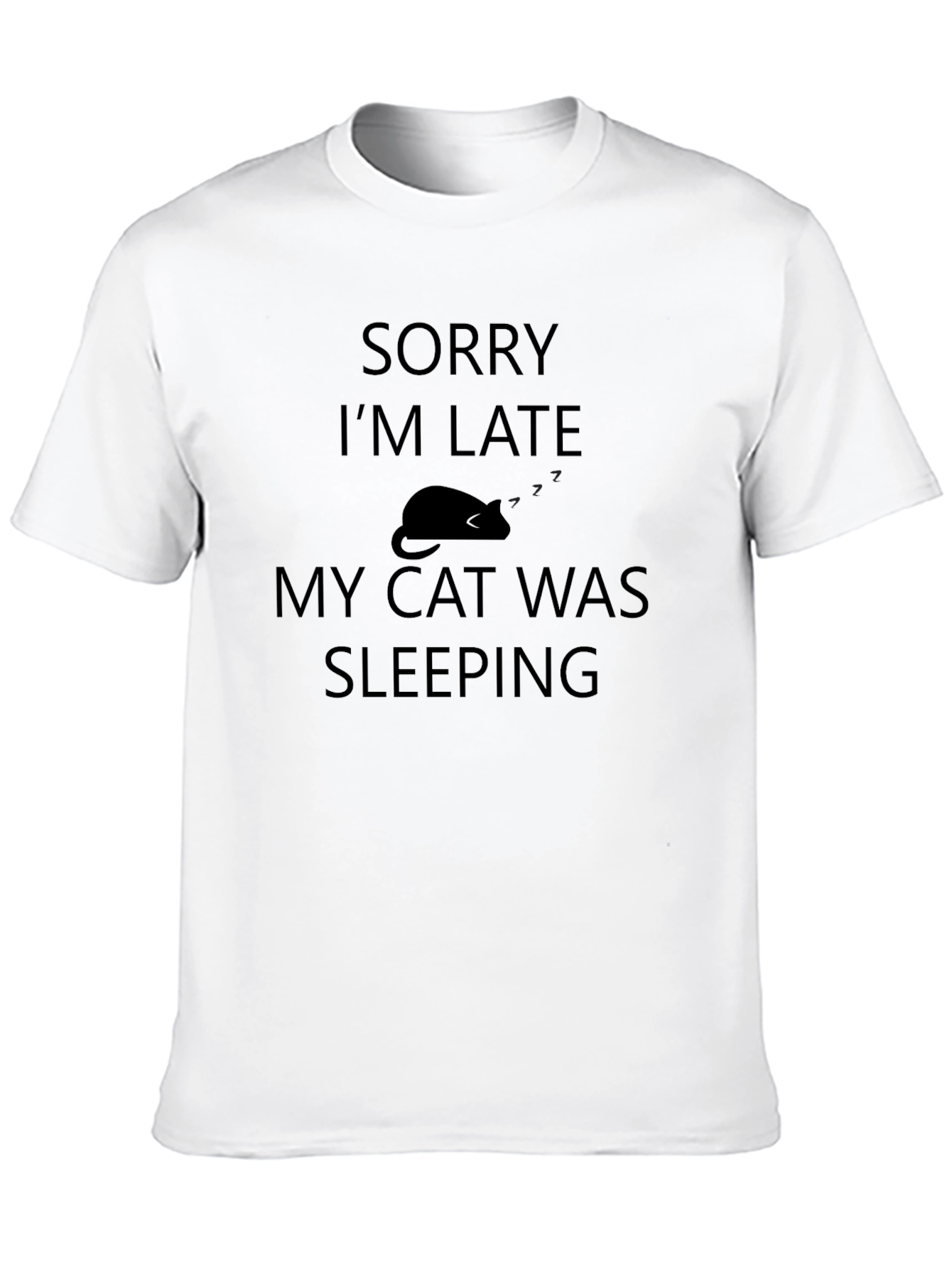 Funny Sorry Im Late Cat Nap T-Shirt