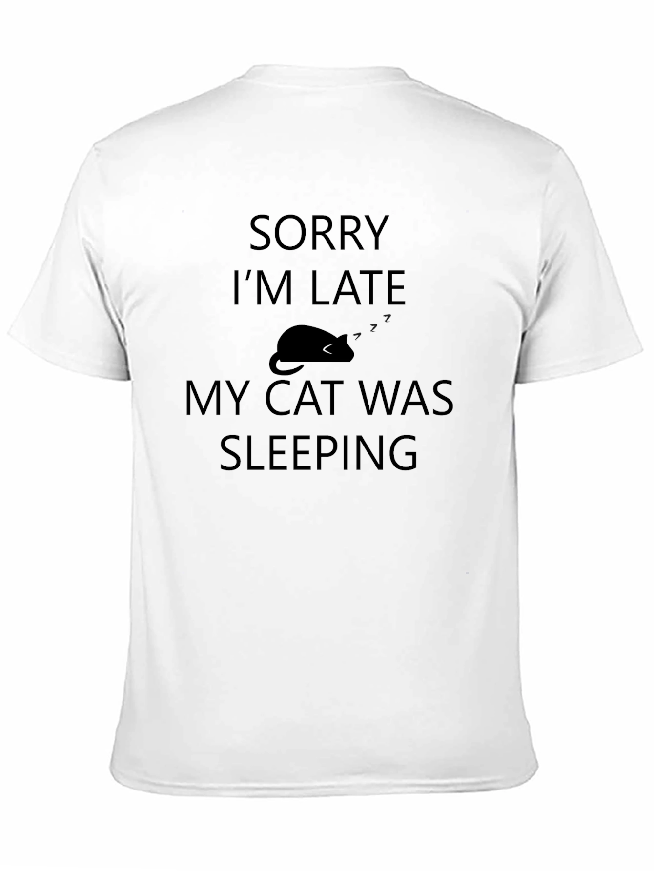 Funny Sorry Im Late Cat Nap T-Shirt