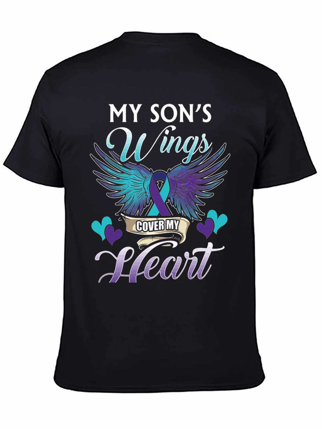 My Sons Wings T-Shirt Suicide Awareness Support