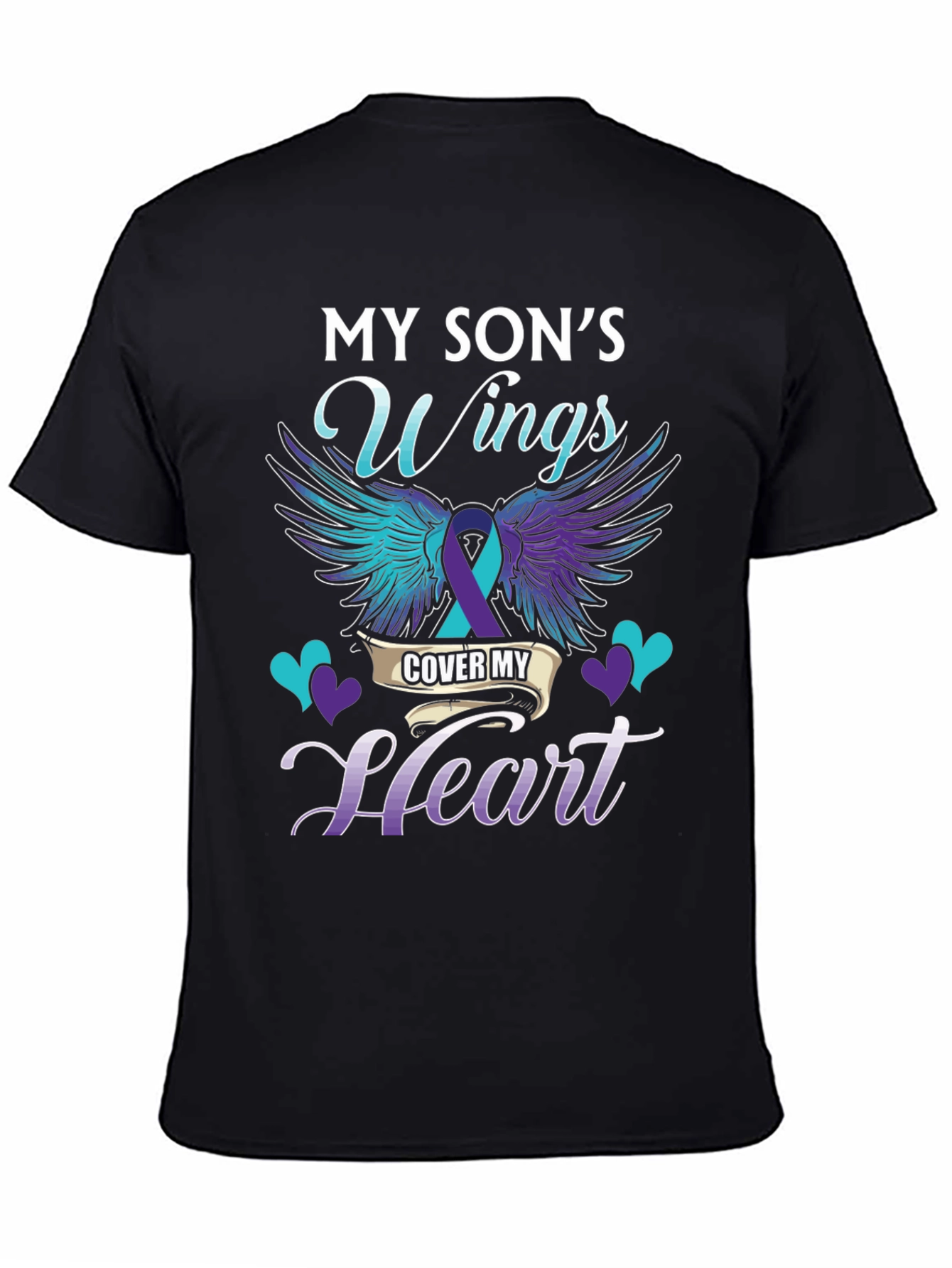 My Sons Wings T-Shirt Suicide Awareness Support