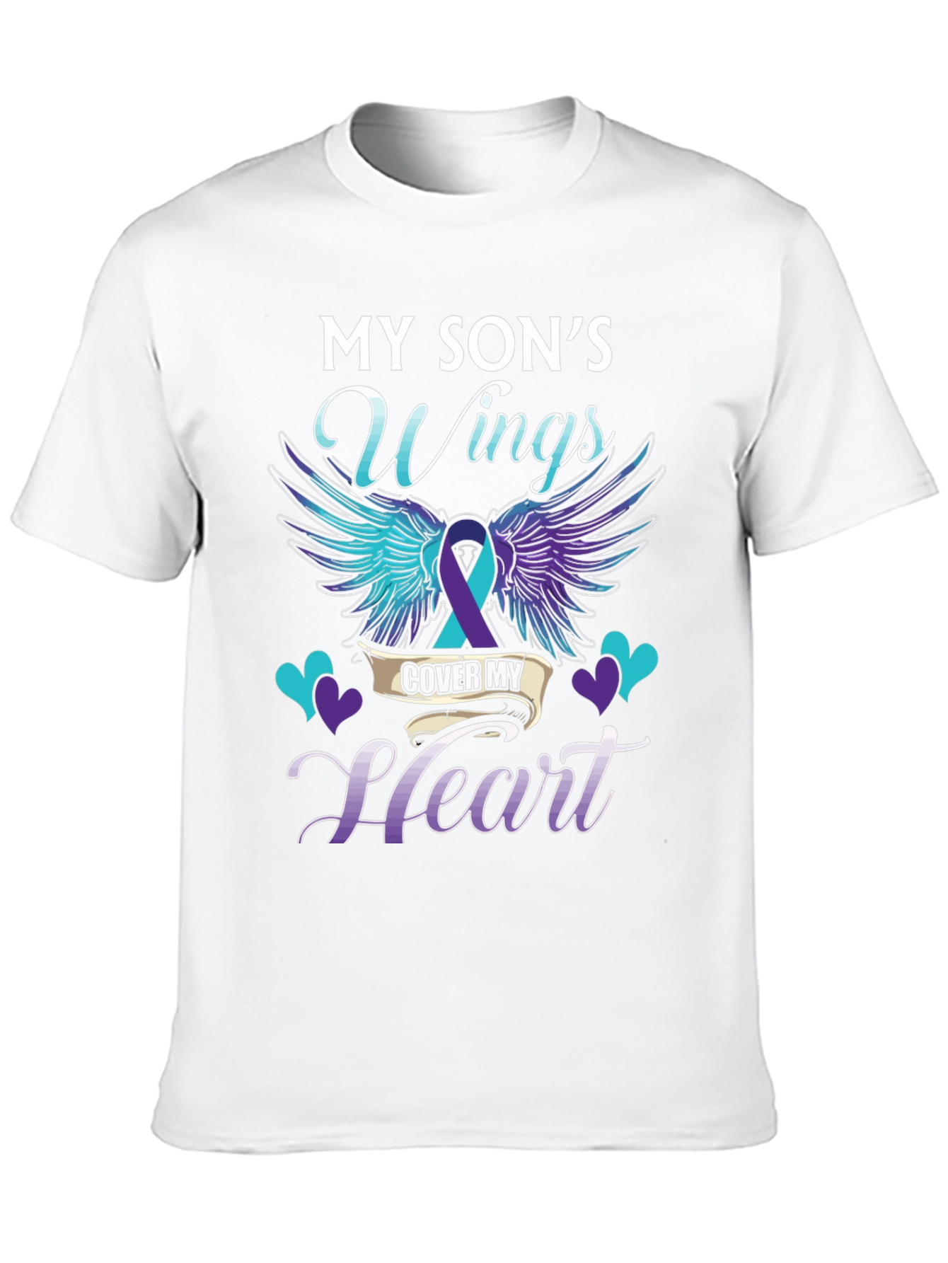 My Sons Wings T-Shirt Suicide Awareness Support