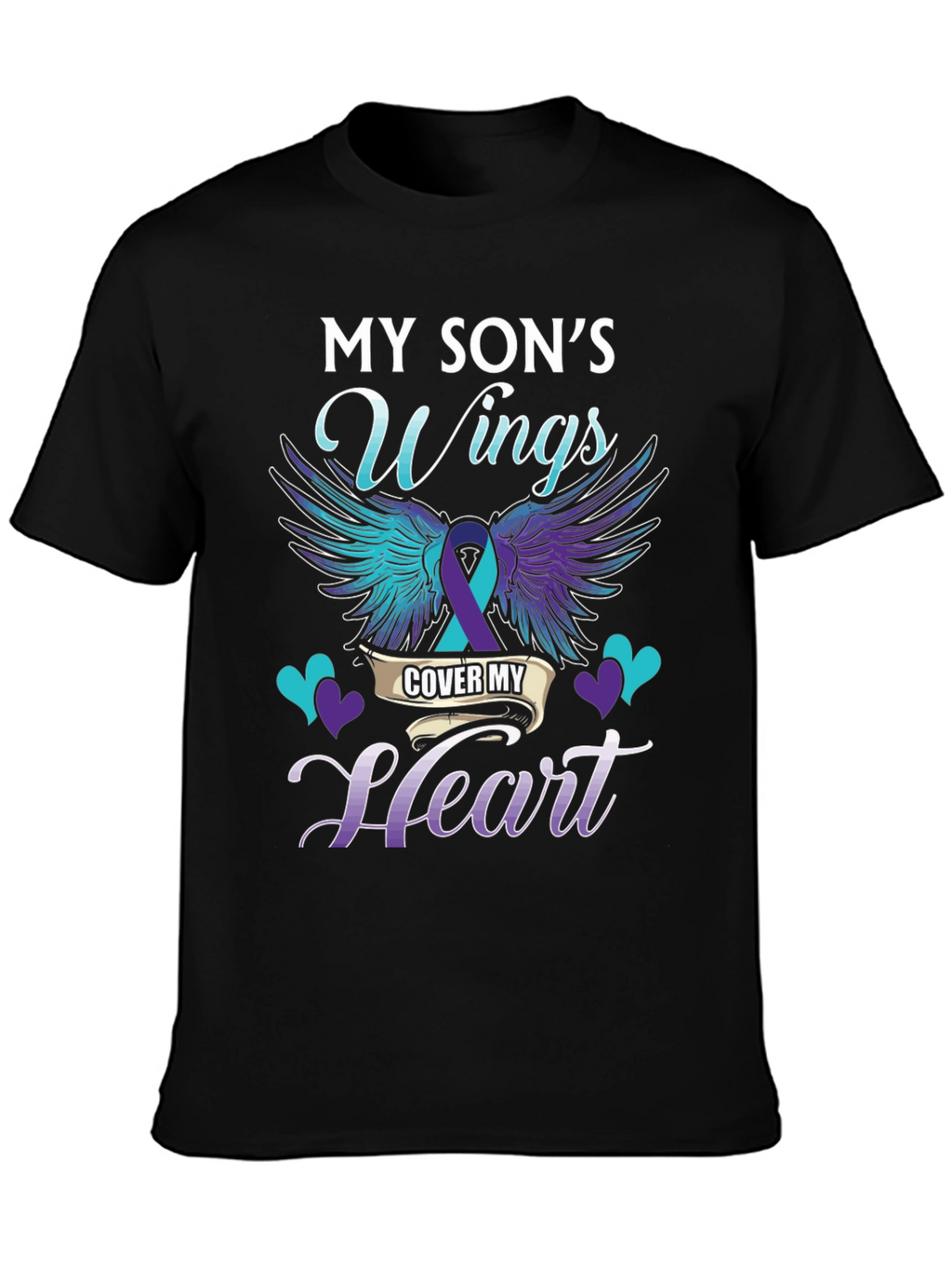 My Sons Wings T-Shirt Suicide Awareness Support