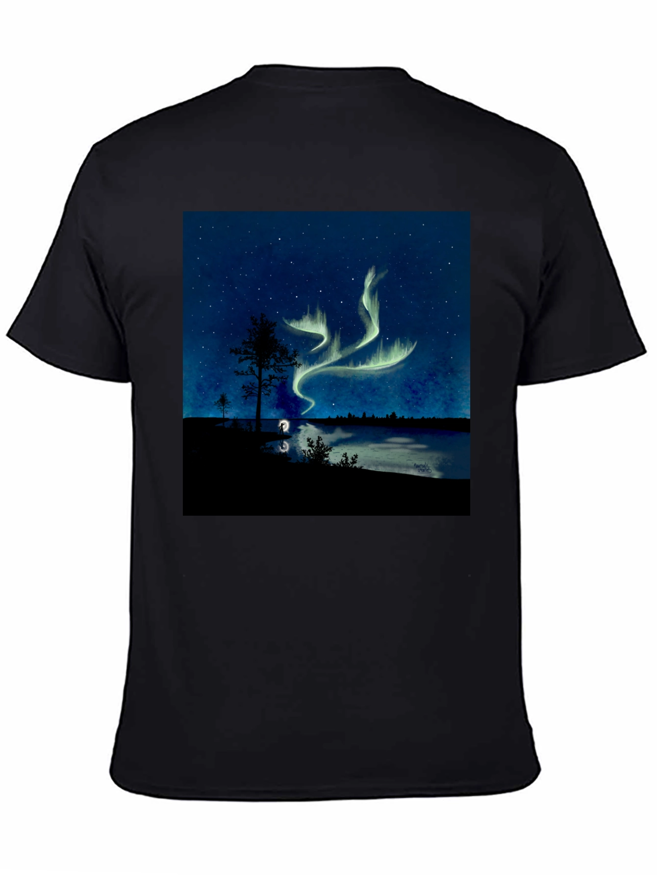 Aurora Borealis T-Shirt - Northern Lights Design