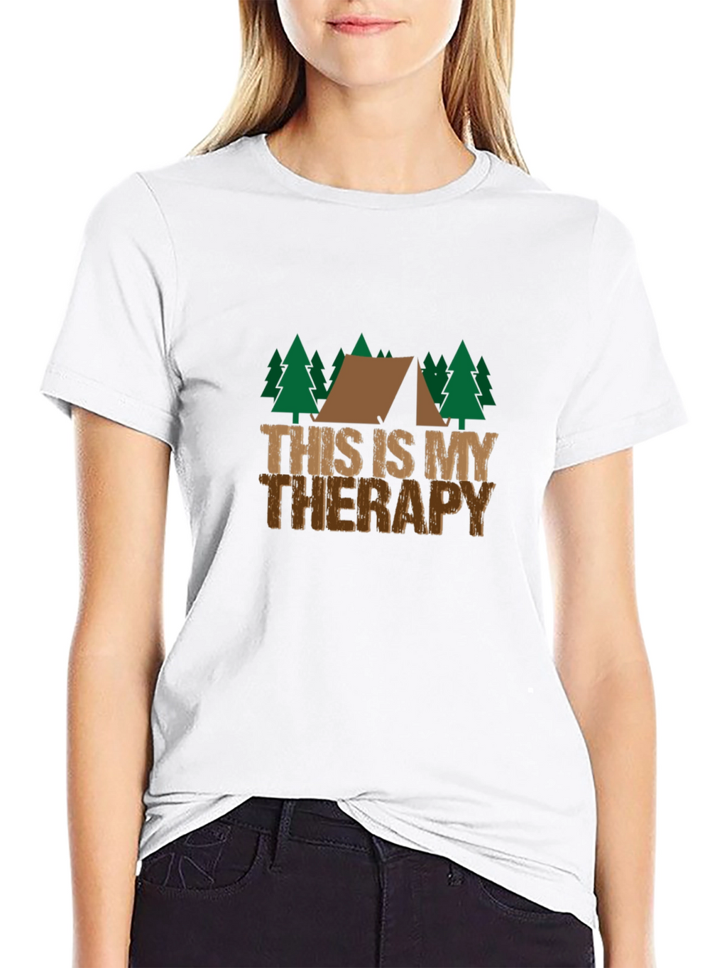 Camping Therapy T-Shirt - Outdoor Adventure Tee