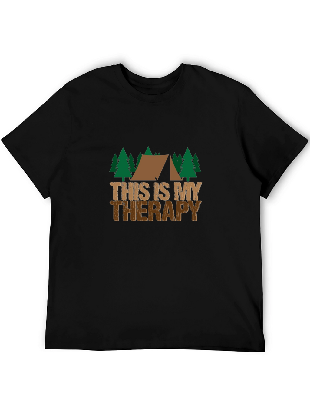 Camping Therapy T-Shirt - Outdoor Adventure Tee