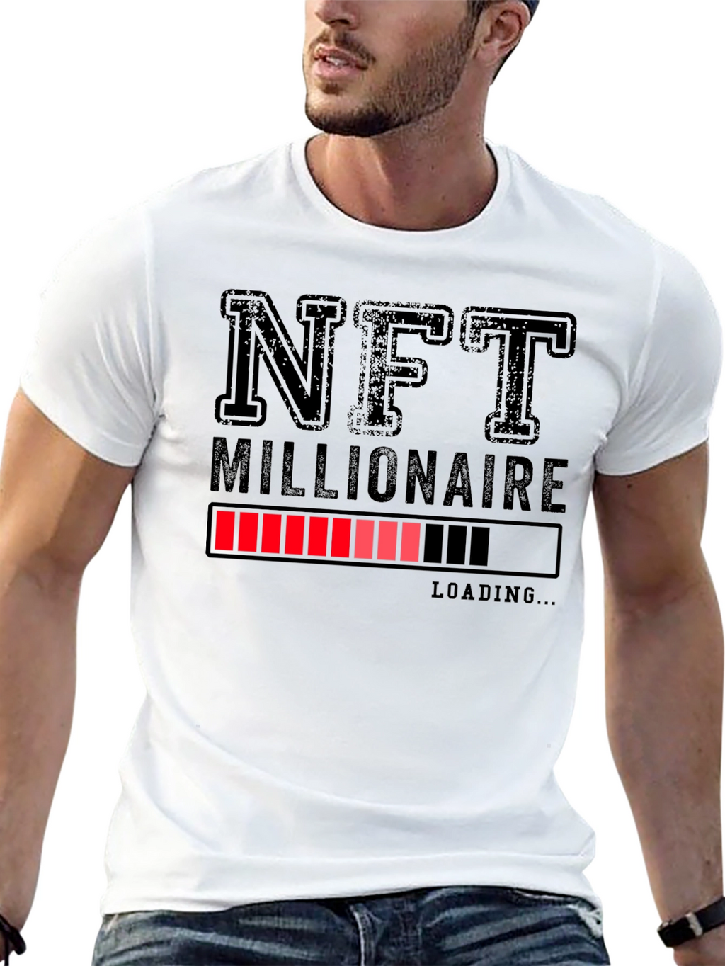 NFT Millionaire Loading Bar Graphic Tee
