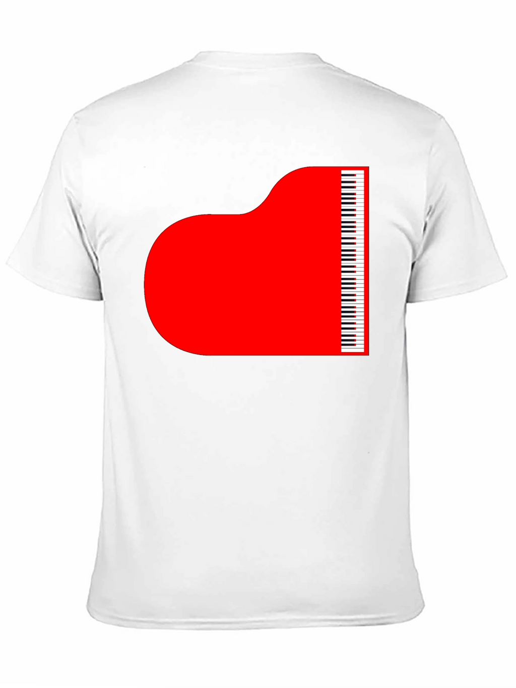 Grand Piano Graphic Tee - Stylish Music Lover T-Shirt
