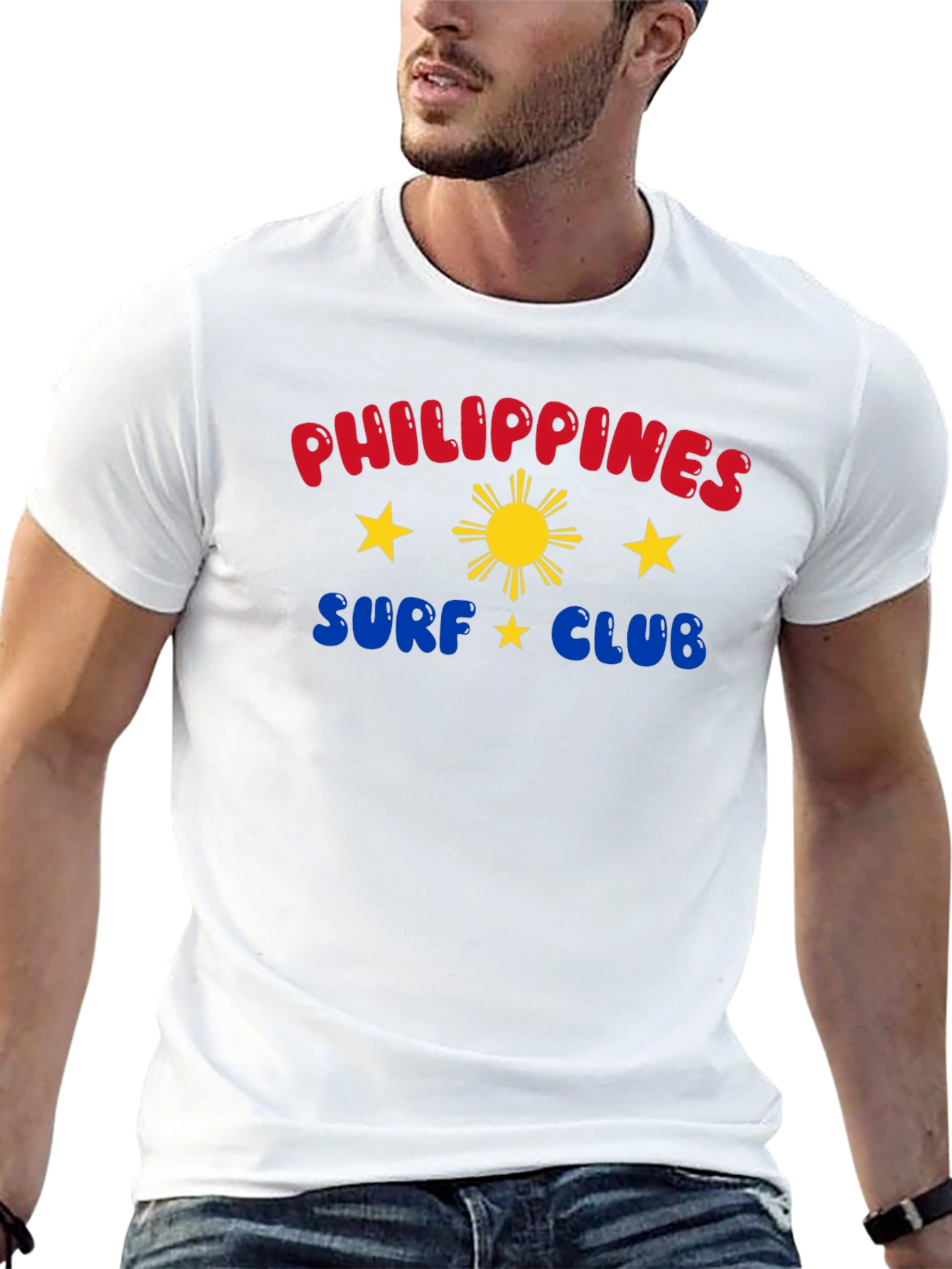 Philippines Surf Club Graphic Tee - Black