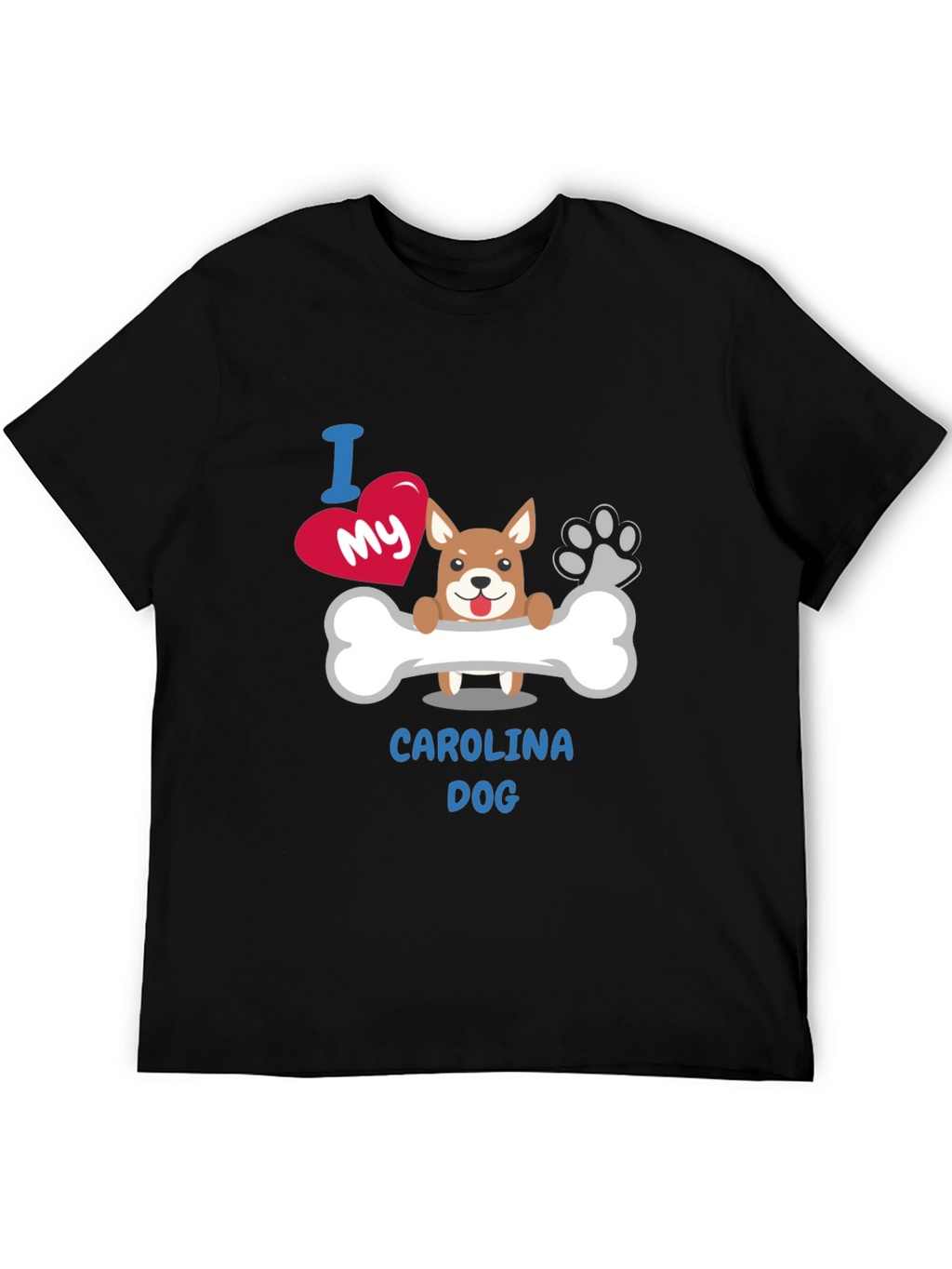 I Love My Carolina Dog T-Shirt