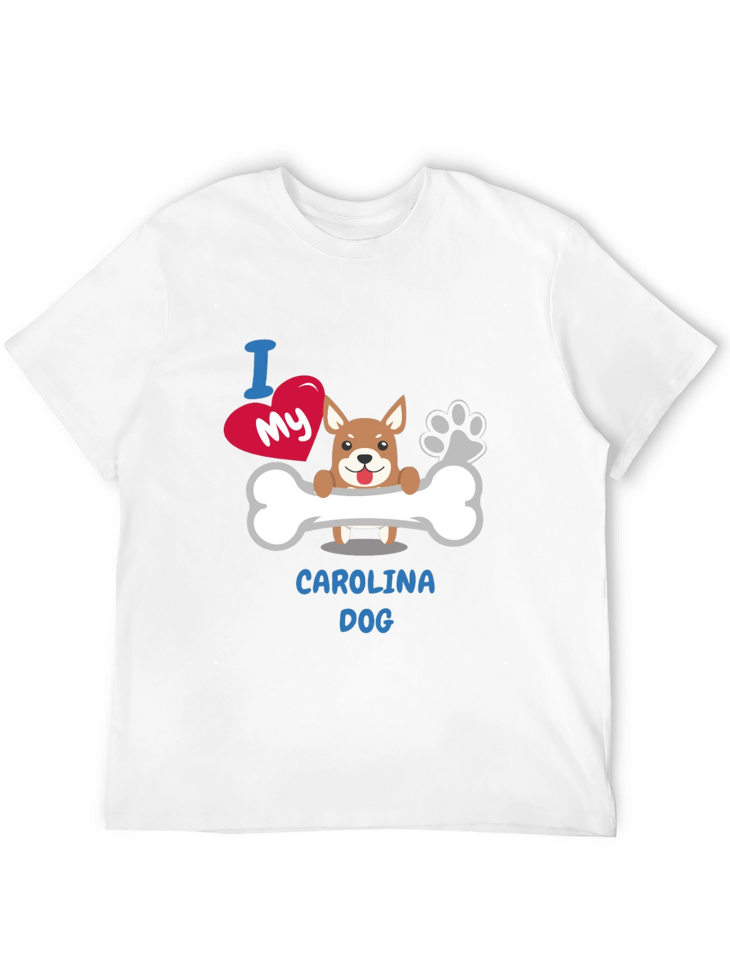 I Love My Carolina Dog T-Shirt