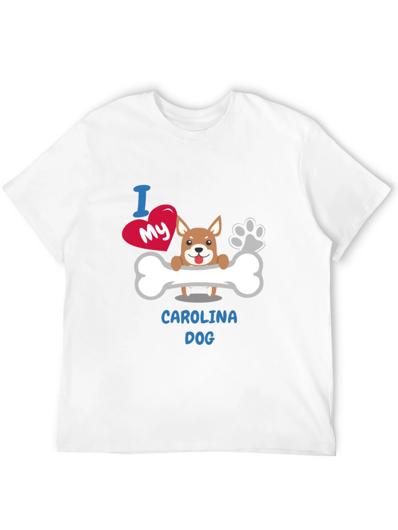 I Love My Carolina Dog T-Shirt