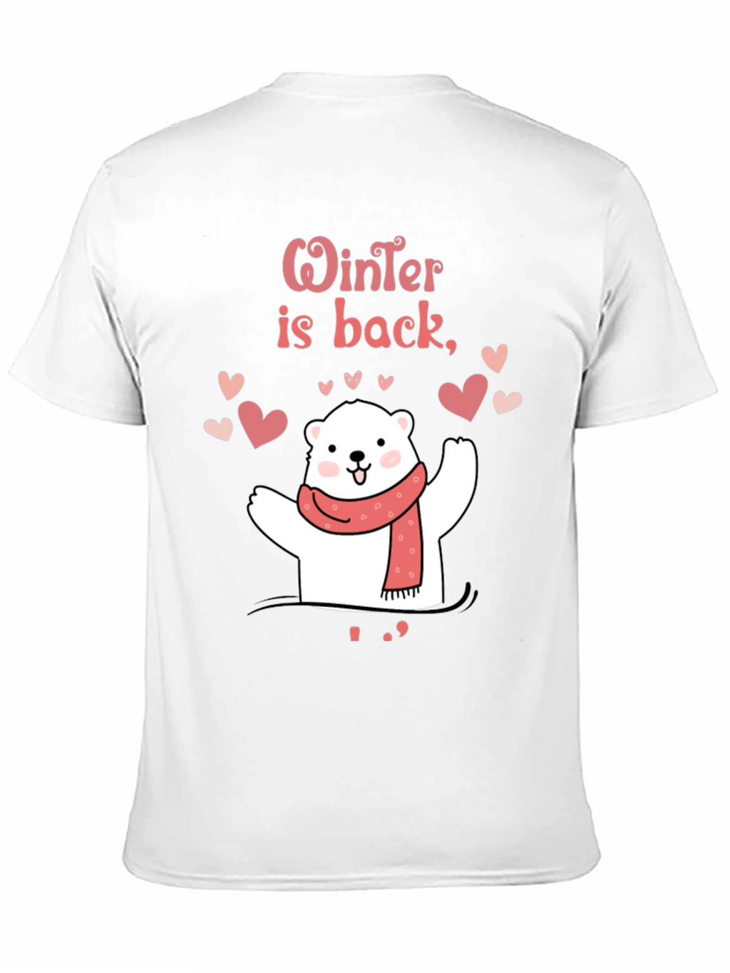 Winter Is Back Polar Bear T-Shirt