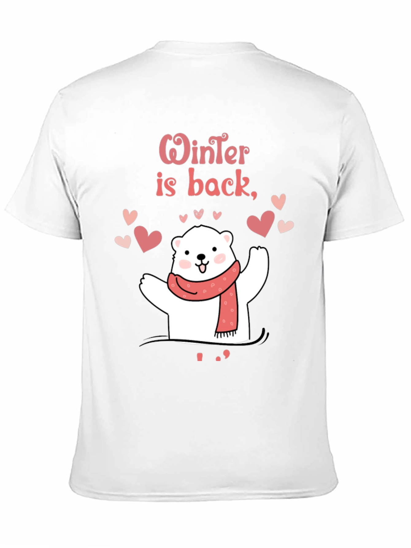 Winter Is Back Polar Bear T-Shirt