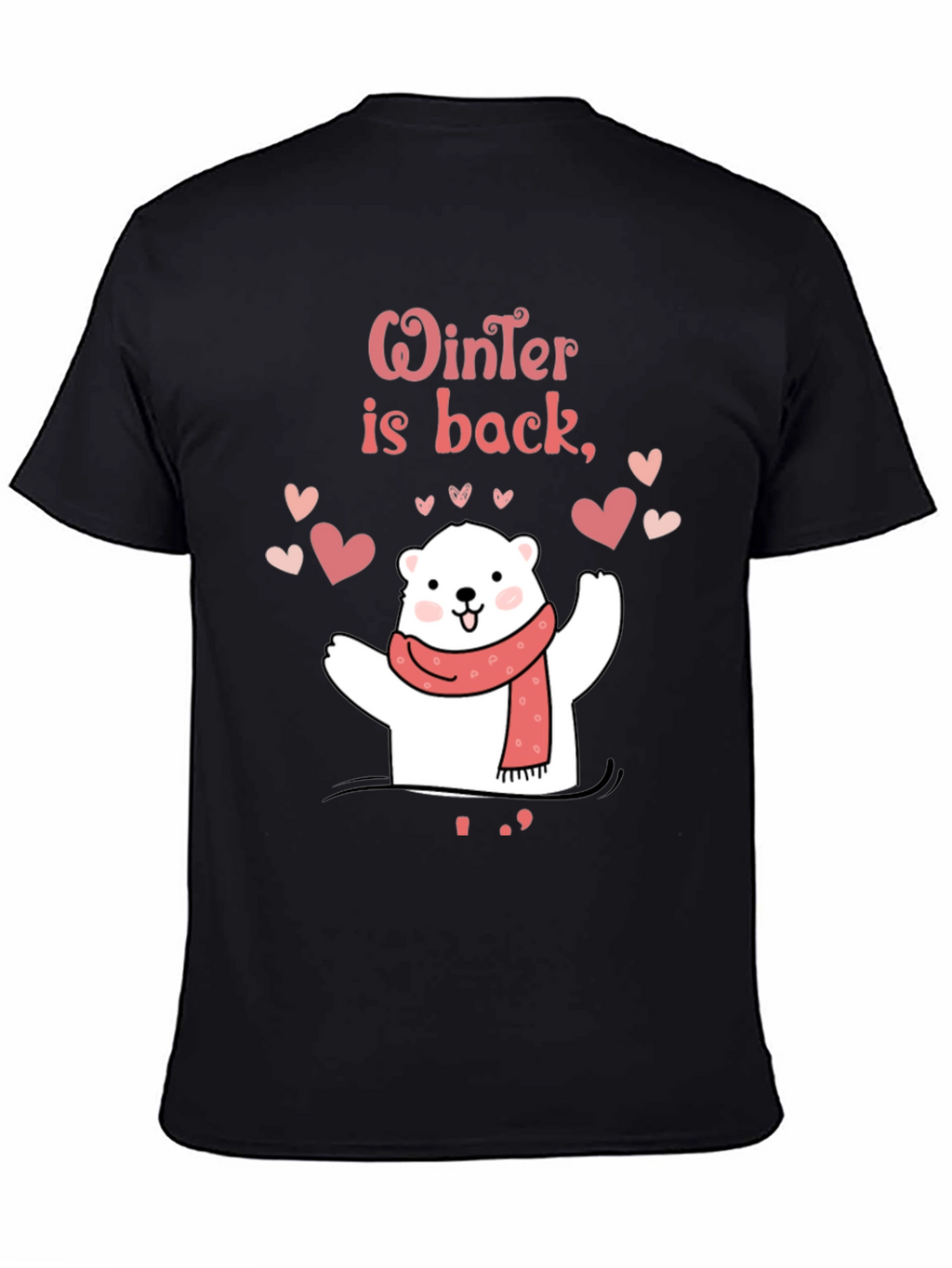 Winter Is Back Polar Bear T-Shirt