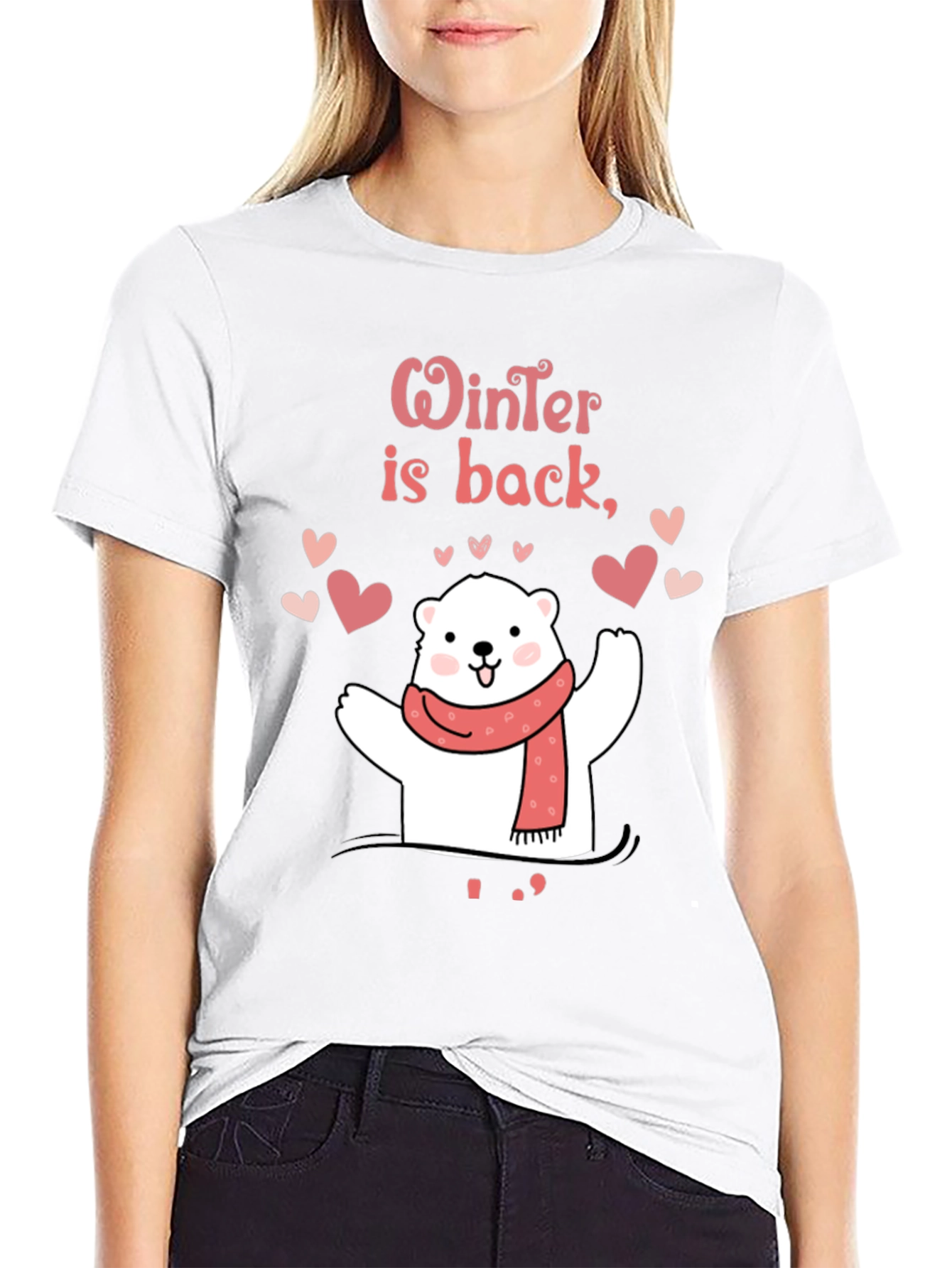 Winter Is Back Polar Bear T-Shirt