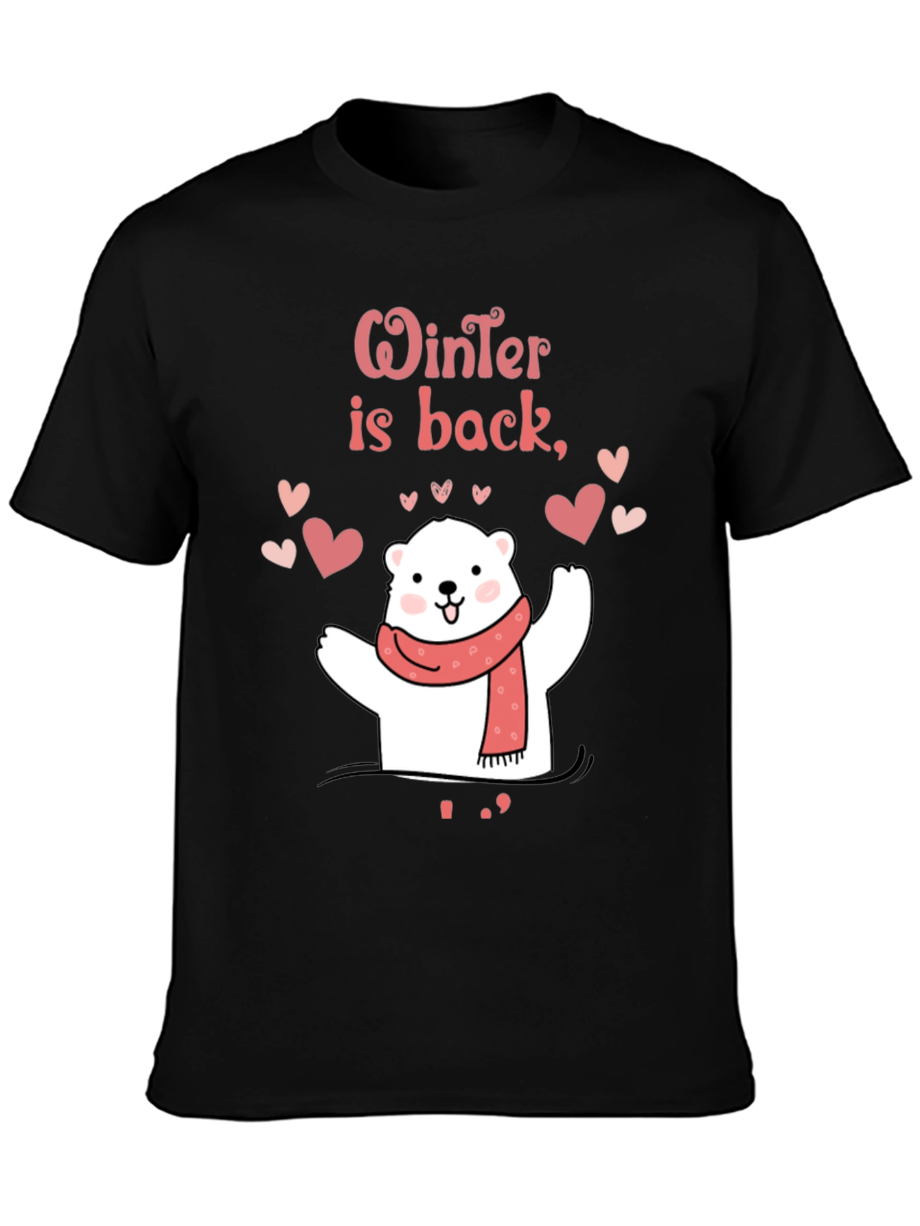 Winter Is Back Polar Bear T-Shirt