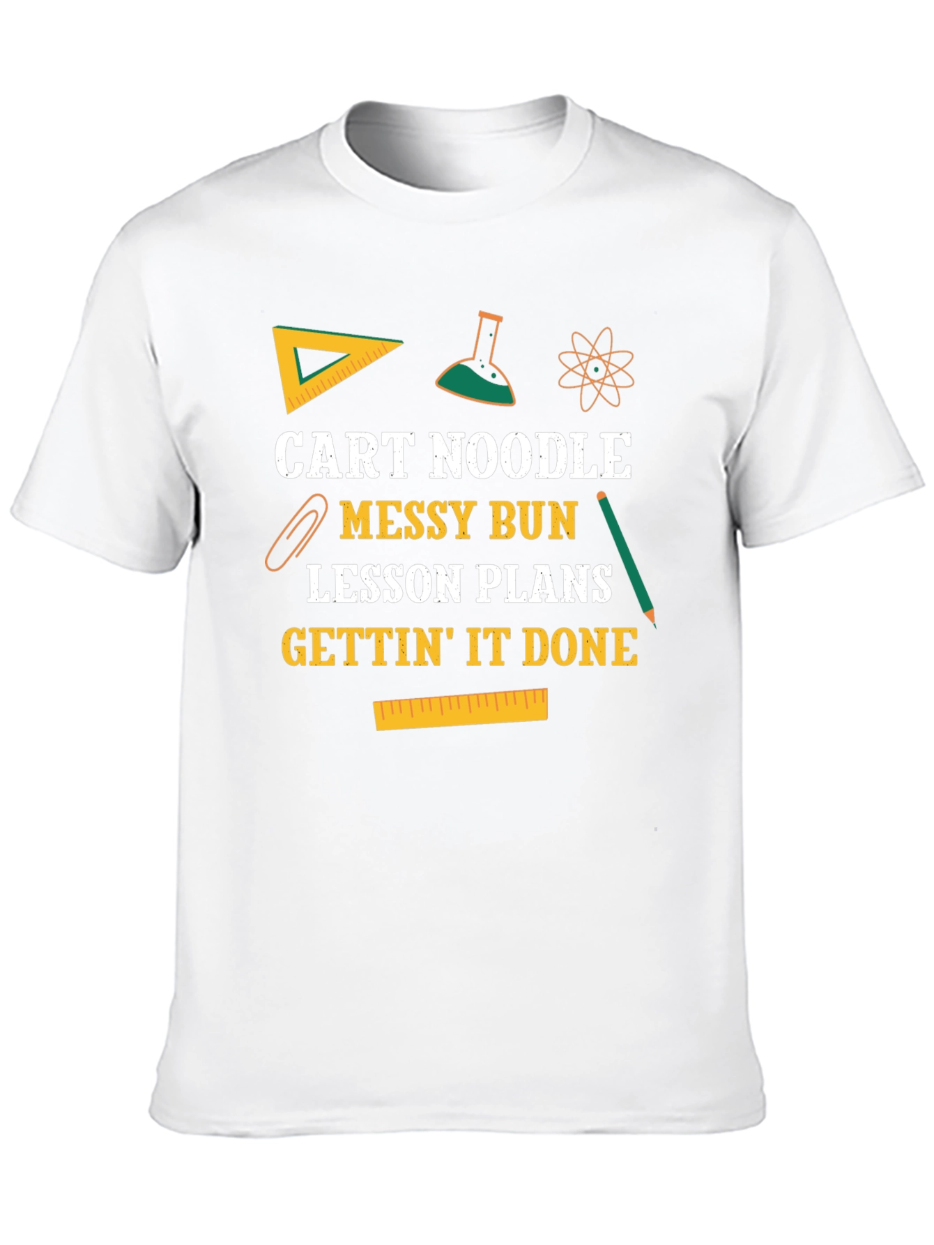 Cart Noodle Messy Bun T-Shirt
