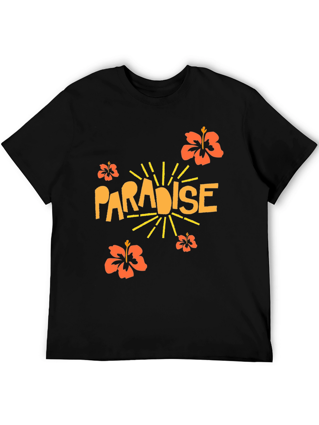 Paradise Graphic Black T-Shirt