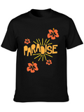 Paradise Graphic Black T-Shirt