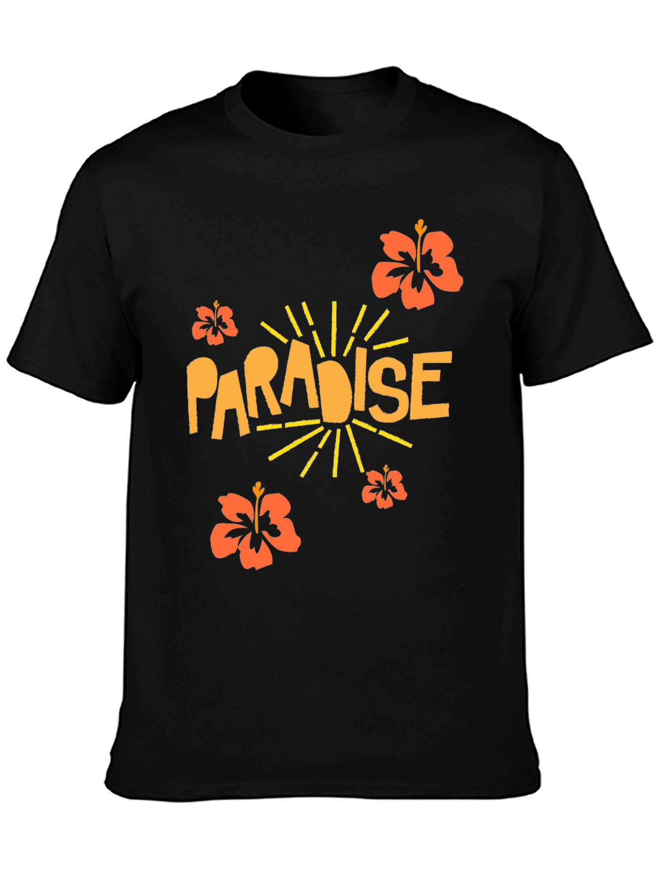 Paradise Graphic Black T-Shirt