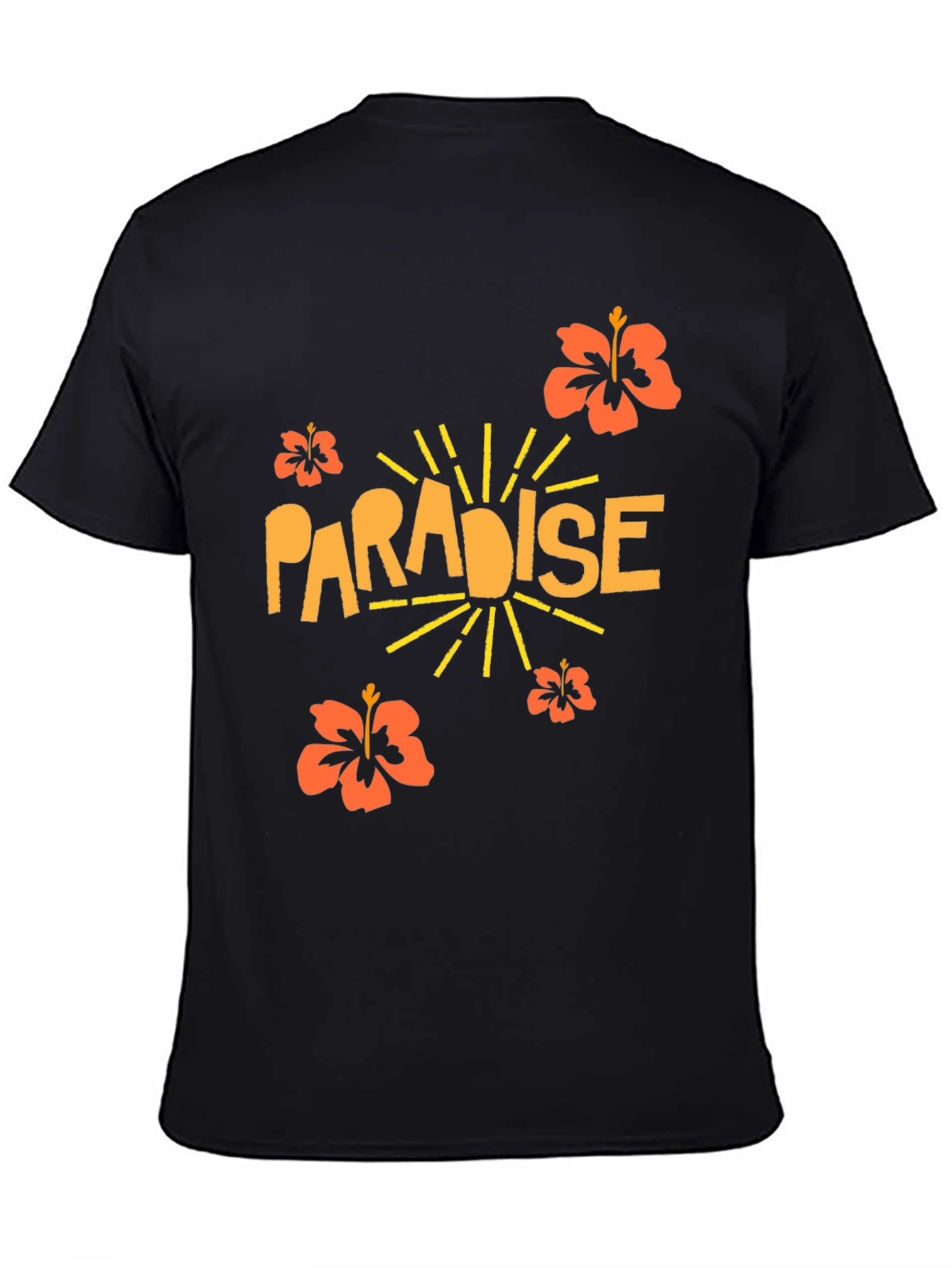 Paradise Graphic Black T-Shirt
