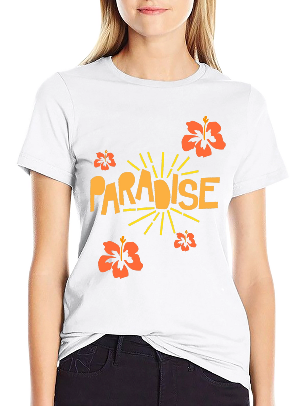 Paradise Graphic Black T-Shirt