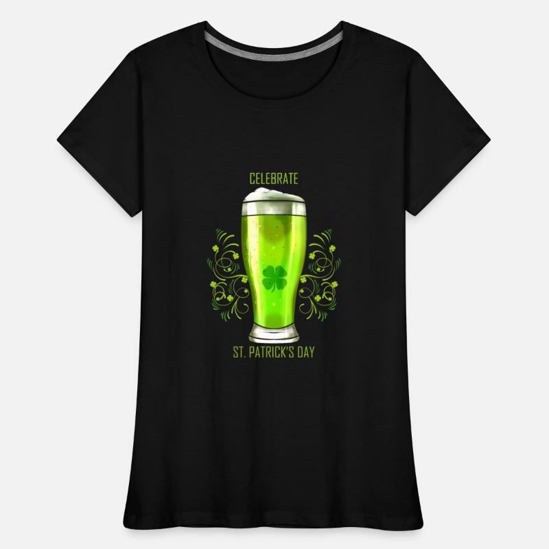 Glass Of Green Beer To Celebrate St Patricks Day