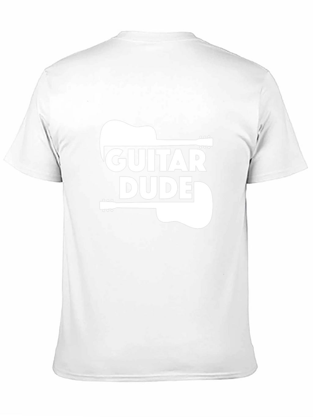 Guitar Dude Graphic Tee - Black Cotton T-Shirt